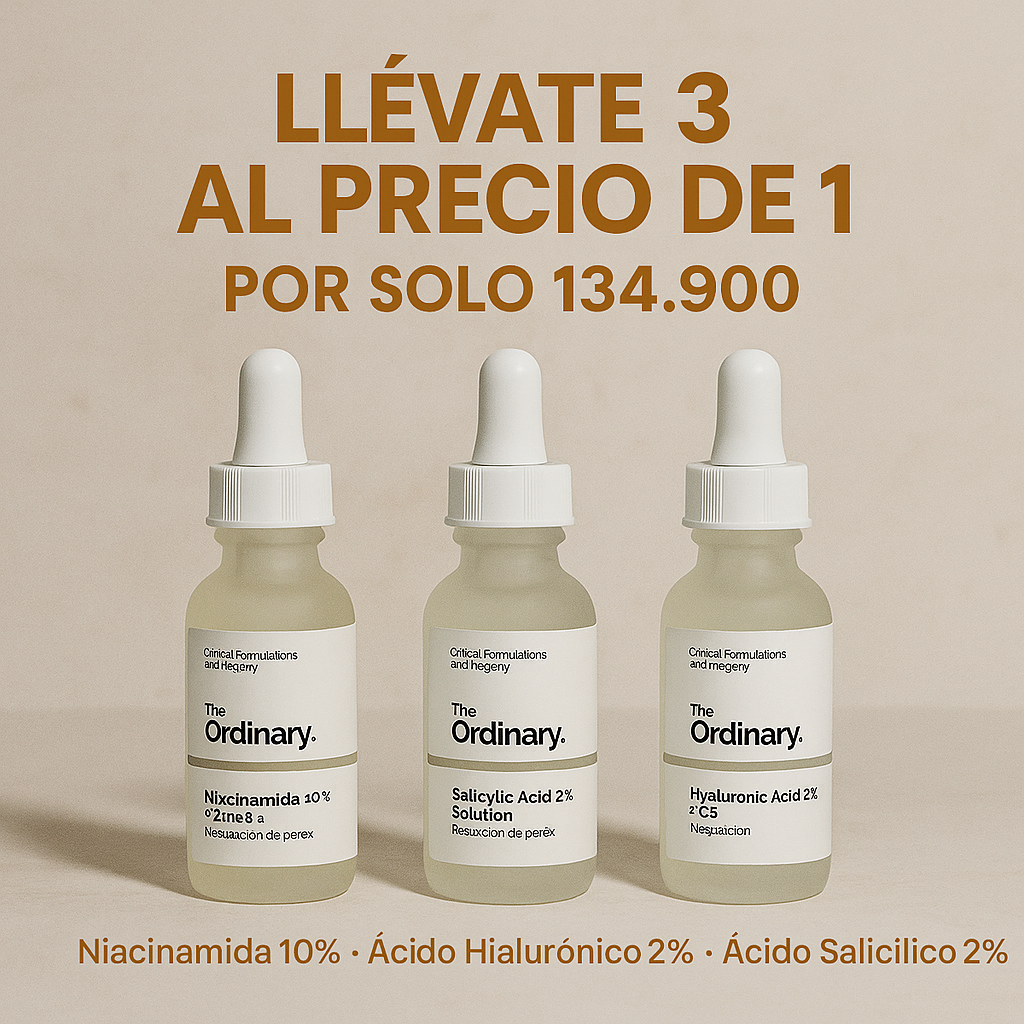THE ORDINARY Niacinamida + Hialurónico + Salicilico
