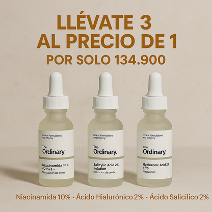 THE ORDINARY Niacinamida + Hialurónico + Salicilico